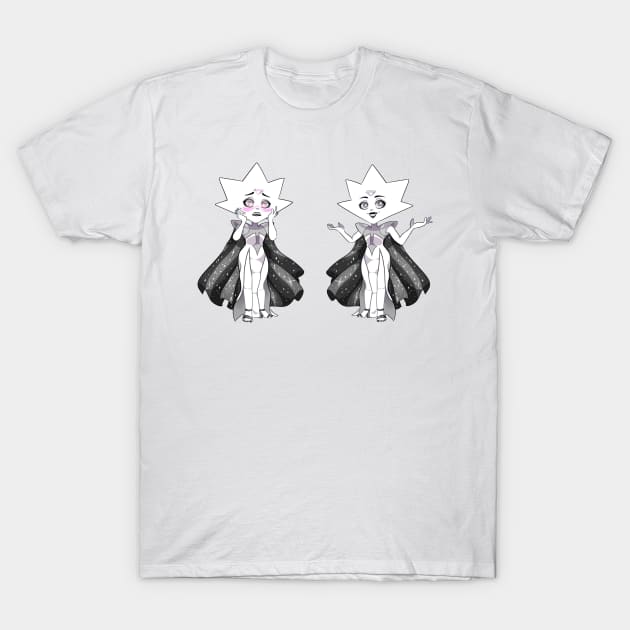 White diamond T-Shirt by Midnight_rabbit